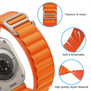 Curele Apple Watch, Curea keepON, Nylon Braided Sport Band for Apple Watch Ultra 2, Ultra 49mm - vetter.store _9