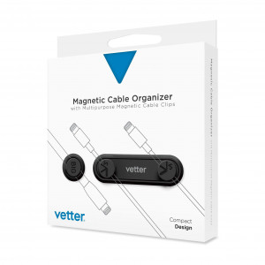 Oferte Outlet accesorii telefoane, 148, Suporti, Magnetic Cable Organizer, with Multipurpose Cable Clips, vetter.store