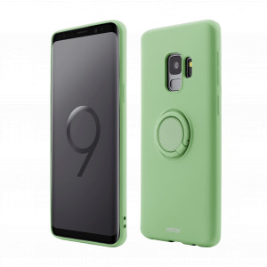 More Series, Husa Samsung Galaxy S9 Soft Pro with Magnetic iStand, Verde - vetter.store