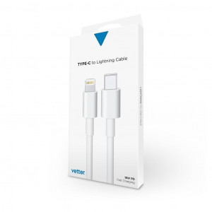 Cablu USB Type-C to Lightning cablu, 1m de la Vetter