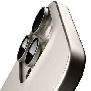 Folii iPhone 16 Pro, Folie pentru iPhone 16 Pro Max, 16 Pro, Individual Camera Lens Protector, Natural Titanium - vetter.store_2