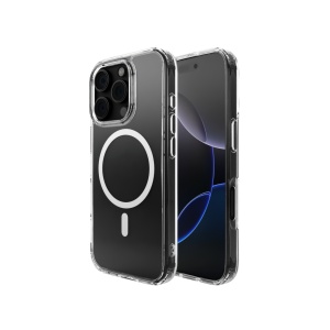 Huse iPhone 16 Pro Max, Husa iPhone 16 Pro Max, MagSafe Compatible, Soft Pro, Transparent-vetter.store