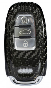 Huse Chei Auto, Husa Vetter pentru cheie Audi A1, A3, A4, Q5, Q7, made from Carbon - vetter.store _2