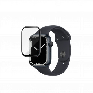 Folie Apple Watch Seria 9 45 mm Vetter, sticla flexibila Flexi Glass Pro