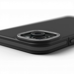 Huse iPhone 15, Husa iPhone 15 Clip-On, Compatibila MagSafe, Aramid Fiber, Hybrid Kevlar, Negru cu Gri - vetter.store _6