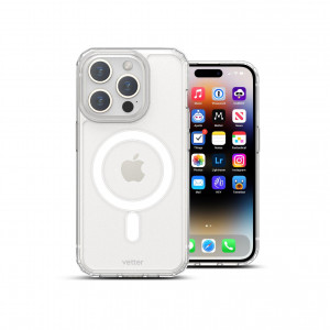 Huse iPhone 15 Pro Max, Husa iPhone 15 Pro Max Soft Pro, Compatibila MagSafe, Clear - vetter.store