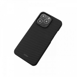 Huse iPhone 13 Pro  , Husa iPhone 13 Pro made from Aramid Fiber, Kevlar, Compatibila MagSafe, Neagra - vetter.store _3