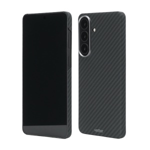 Pouch for Samsung Galaxy S26 Plus Clip-On, made from Aramid Fibre, Kevlar, MagSafe Compatible, Black