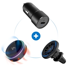 Vetter Drive & Cool Pro Pack — Kit auto MagSafe & Qi2.2 cu încărcare wireless 25W-vetter.store_1