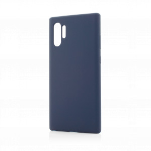 Vetter Tasche für Samsung Galaxy Note 10+, Clip-On Soft Touch Silk Series, Blau