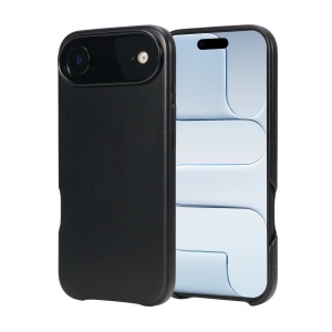 Калъф за iPhone Air, leatherUP Class, Refined Touch, съвместим с MagSafe, черен
