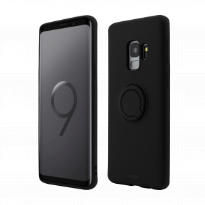 More Series, Husa Samsung Galaxy S9 Soft Pro with Magnetic iStand, Negru - vetter.store
