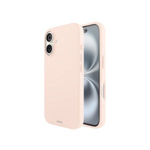 Huse iPhone 16, Husa iPhone 16, Clip-On Soft Touch Silk Series Mag Safe Compatible, Roz - vetter.store