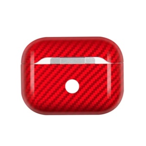 Huse AirPods, Husa AirPods Pro 2, made from Carbon, Rosu - vetter.store _2