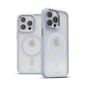 Huse iPhone 13 Pro, Husa iPhone 13 Pro Clip-On Hybrid Matt, Royal Albastra - vetter.store _2