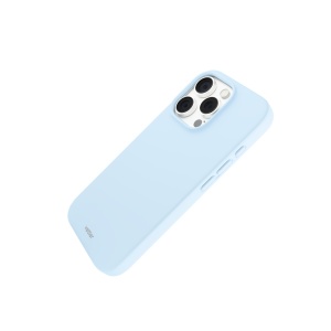 Huse iPhone 16 Pro Max, Husa iPhone 16 Pro Max, Clip-On Soft Touch Silk Series Mag Safe Compatible, Albastru - vetter.store _2