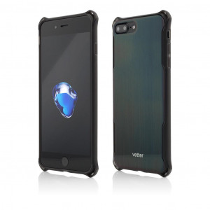 Outlet accesorii telefoane, 217, More Series, Husa iPhone 8 Plus, 7 Plus Clip-On Hybrid Xtra Protection, Graphite, vetter.store
