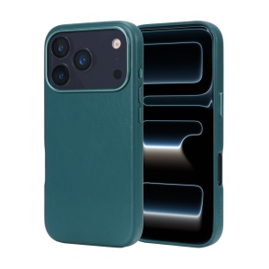 Husa pentru iPhone 17 Pro, leatherUP Class, Refined Touch, MagSafe Compatible, Blue