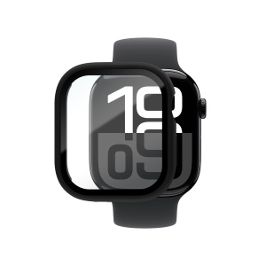 Protectie invisiGUARD, carcasa de protectie completa pentru Apple Watch 10, 42mm, negru de la Vetter