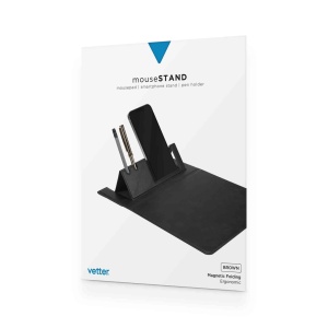 MousePad, mouseStand Premium Maro cu Suport pentru Smartphone și Instrumente de Scris - Vetter - vetter.store _3