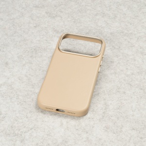 Husa pentru iPhone 17 Pro Max, leatherUP Class, Refined Touch, MagSafe Compatible, Titanium Grey - vetter.store_1