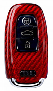 Huse Chei Auto, Husa Vetter pentru cheie Audi A1, A3, A4, Q5, Q7, made from Carbon - vetter.store