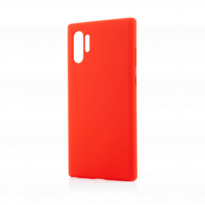 Vetter Tasche für Samsung Galaxy Note 10+, Clip-On Soft Touch Silk Serie, Rot
