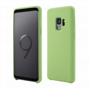 More Series, Husa Samsung Galaxy S9 Clip-On Soft Touch Silk Series, Verde - vetter.store