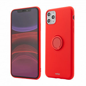 Калъф за iPhone 11 Pro Max, Soft Pro с магнитна стойка iStand, червен