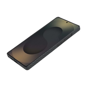 Huse Galaxy S25 Ultra, Husa Samsung Galaxy S25 Ultra Clip-On, made from Aramid Fiber, Kevlar, Compatibila MagSafe, Neagra - vetter.store_2