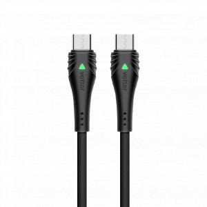 Cabluri Type-C, Cablu USB Type-C to Type-C cu Indicator LED de Stare, 60W, 1.5m - vetter.store