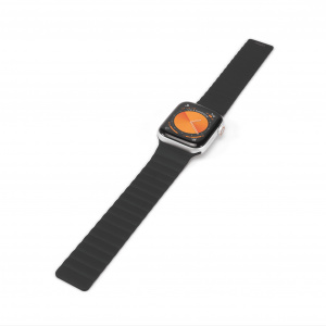 Bratara de schimb pentru Apple Watch 9 42/44/45 mm, Vetter keepON, neagra