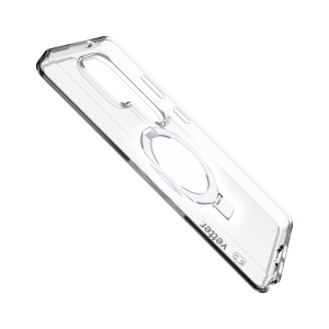 Etui pour Samsung Galaxy S26 Ultra Clip-On Hybrid, mat, avec support pliable MagSafe, transparent - Img 3