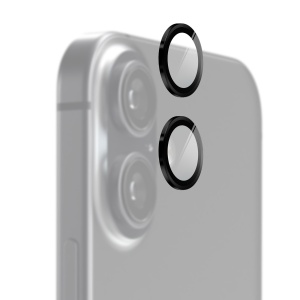 Folie pentru iPhone 17, Individual Camera Lens Protector, Black - Img 1