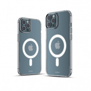 Huse iPhone 12 Pro Max, Husa iPhone 12 Pro Max, Crystal Series ,Compatibila MagSafe, Transparent - vetter.store _2
