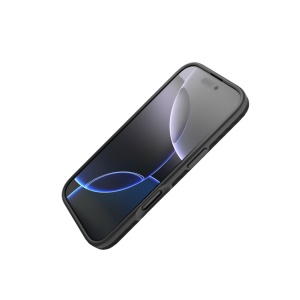 Huse iPhone 16 Pro Max, Husa iPhone 16 Pro Max, Clip-On MagSafe Compatible, Aramid Fiber, Hybrid Kevlar, Slim Series, Negru - vetter.store _1