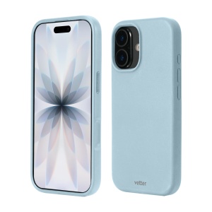 Husa iPhone 17, Clip-On Soft Touch Silk Series Mag Safe Compatible, Light Blue