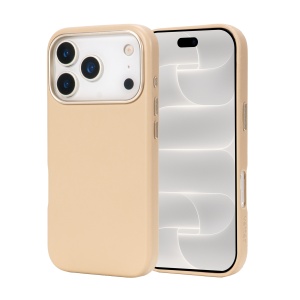 Husa piele naturala pentru iPhone 18 Pro Max, 17 Pro Max, leatherUP Class, Refined Touch, MagSafe Compatible, Titanium Grey