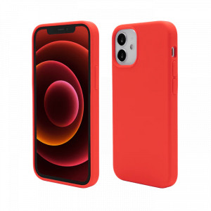Outlet online GSM, 5, Huse iPhone 12 Mini, Husa iPhone 12 mini Soft Touch Silk,Rosie, vetter.store