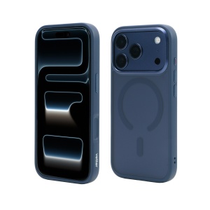 Husa pentru iPhone 17 Pro, Clip-On Hybrid, Matt, MagSafe Compatible, Blue -vetter.store