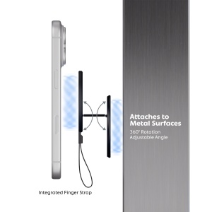 Vetter MagSTAY 3 in 1 se prinde magnetic pe telefon si pe suprafete metalice