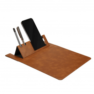 MousePad, mouseStand Premium Maro cu Suport pentru Smartphone și Instrumente de Scris - Vetter - vetter.store _1