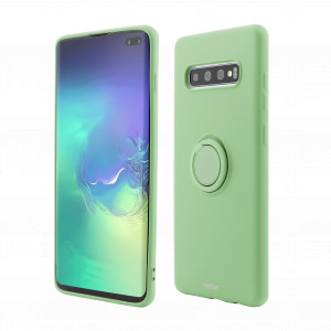 Vetter Case pour Samsung Galaxy S10 Plus, Soft Pro avec iStand magnétique, Vert