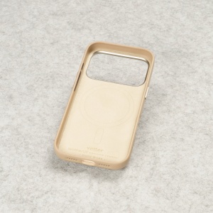 Husa pentru iPhone 17 Pro, leatherUP Class, Refined Touch, MagSafe Compatible, Titanium Grey - vetter.store