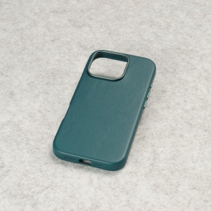 Husa pentru iPhone 17 Pro Max, leatherUP Class, Refined Touch, MagSafe Compatible, Blue - vetter.store_1