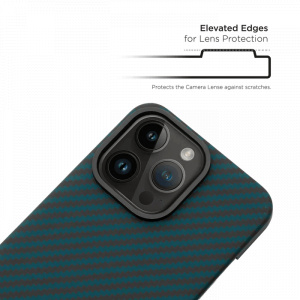 Huse iPhone 14 Pro, Husa iPhone 14 Pro Clip-On, made from Aramid Fiber, Kevlar, Compatibila MagSafe - vetter.store _7