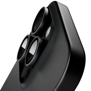 Folii iPhone 16 Pro Max, Folie iPhone 16 Pro Max, 16 Pro, Individual Camera Lens Protector, Negru - vetter.store _2