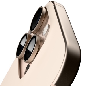 Folii iPhone 16 Pro, Folie pentru iPhone 16 Pro Max, 16 Pro, Individual Camera Lens Protector, Desert Titanium - vetter.store_2