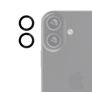 Folie pentru iPhone 17, Individual Camera Lens Protector, Black - Img 2