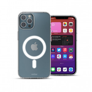 Huse iPhone 12 Pro Max, Husa iPhone 12 Pro Max, Crystal Series ,Compatibila MagSafe, Transparent - vetter.store